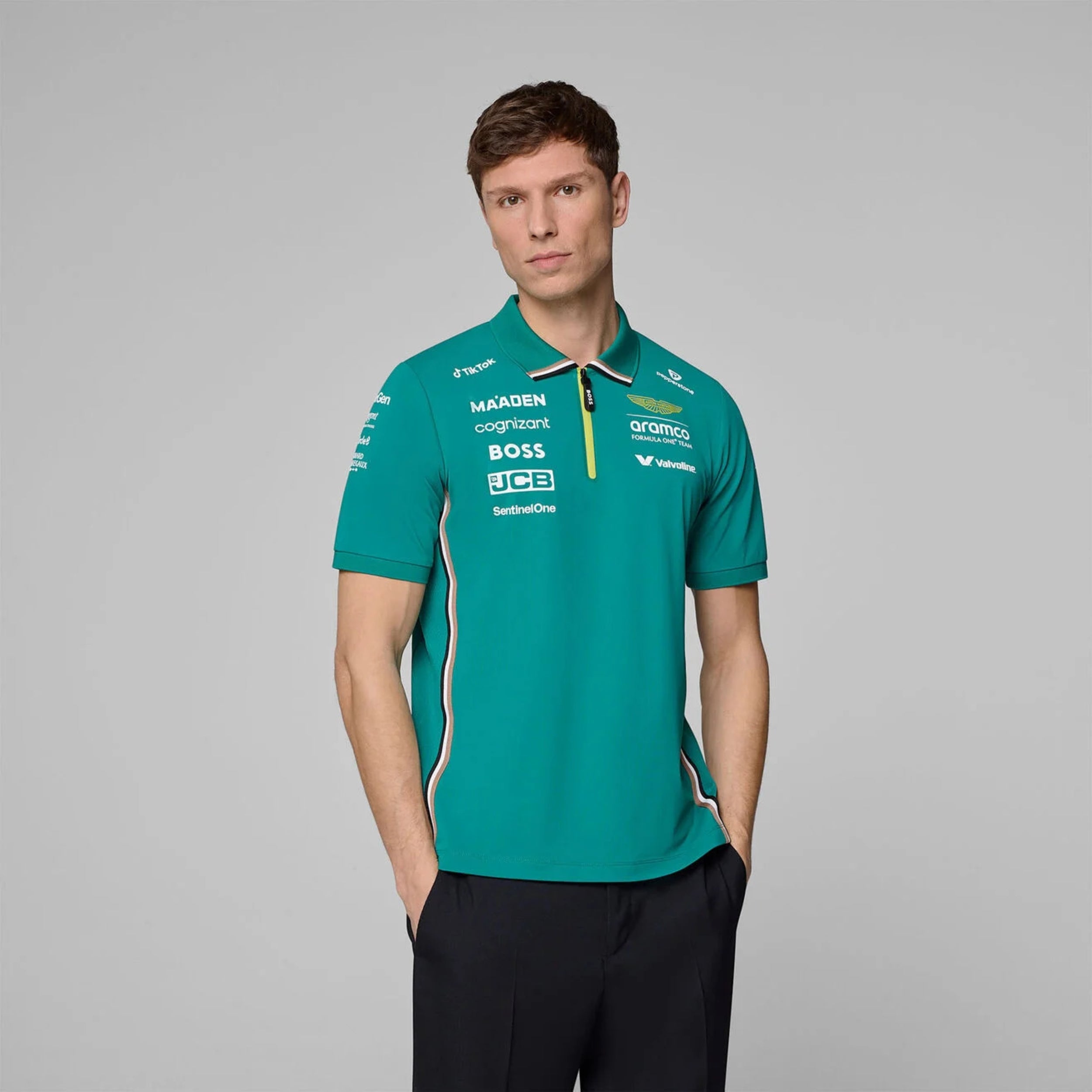 Aston Martin F1 Team 2025 Polo Mens - Green