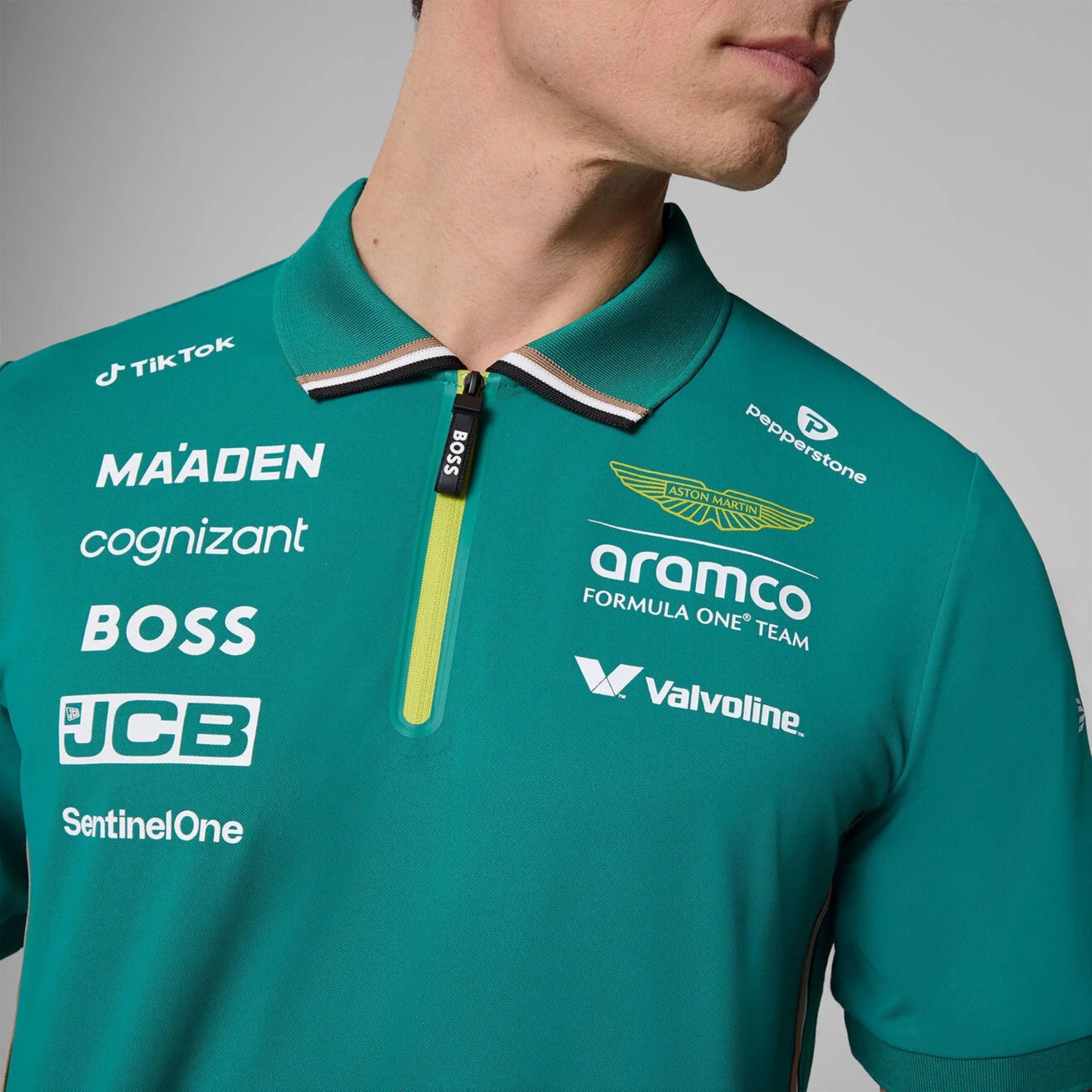 Aston Martin F1 Team 2025 Polo Mens - Green