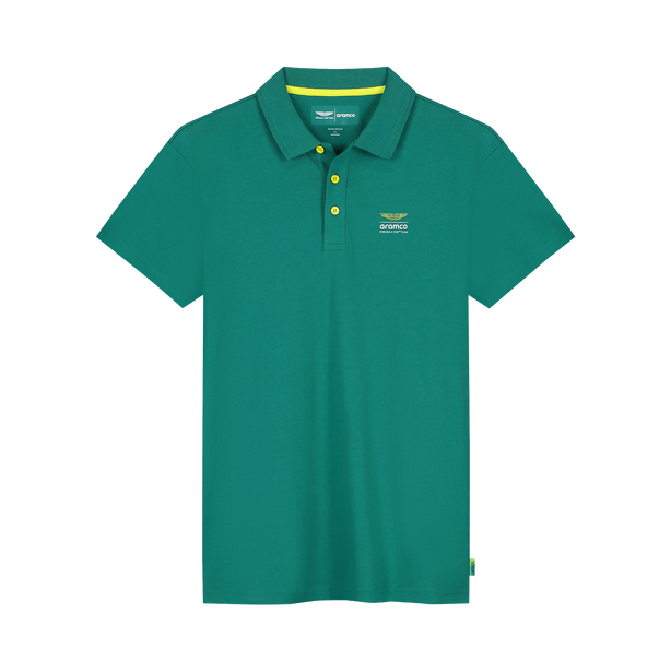 Aston Martin F1 Seasonal Polo Mens - Green