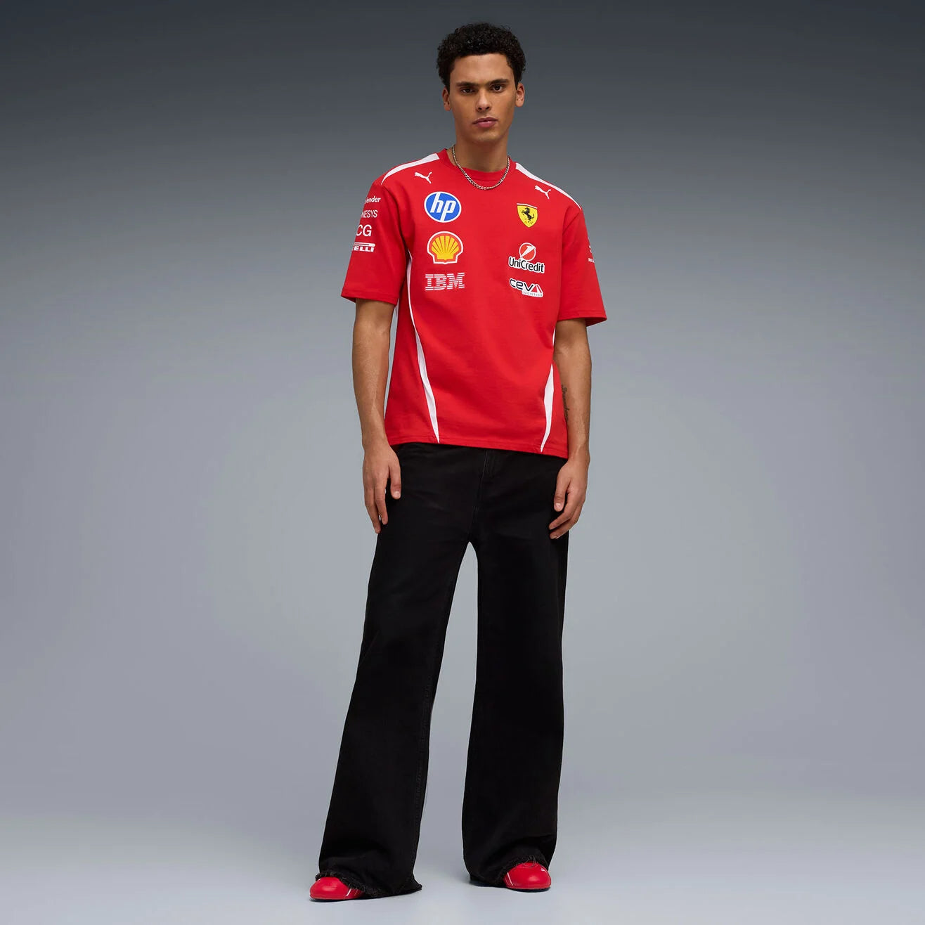 Scuderia Ferrari F1 Team 2026 Drivers Tee Mens - Red