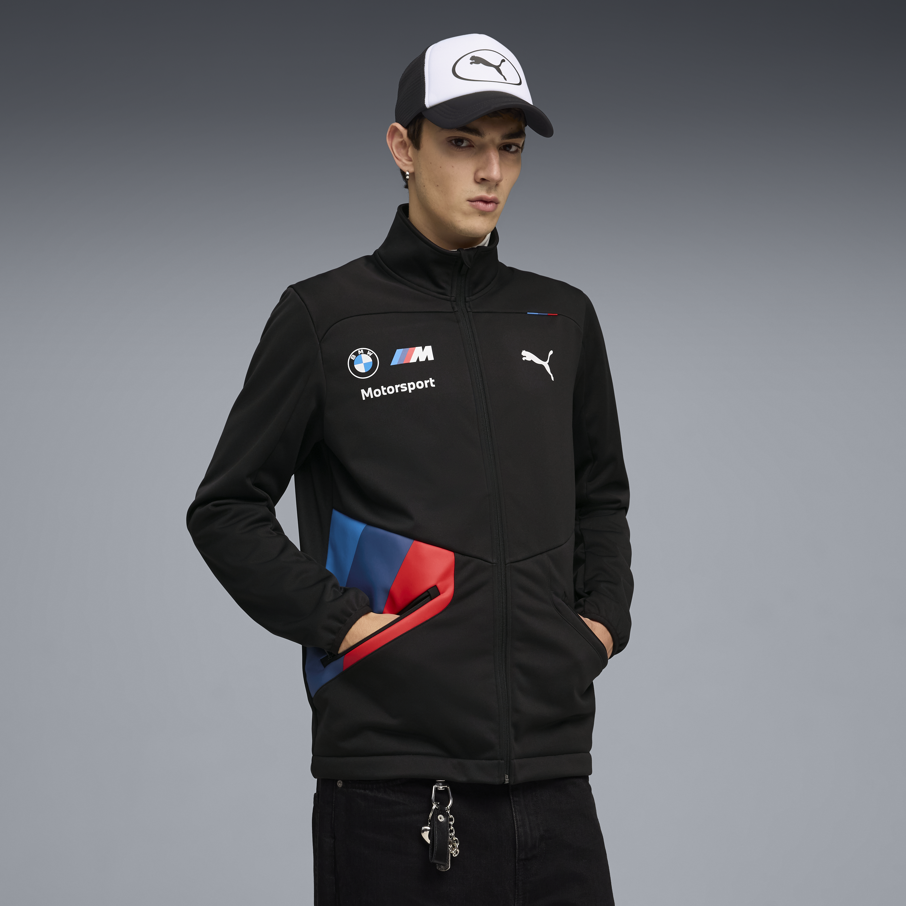 BMW Motorsport Team 2026 Softshell Jacket Mens - Black
