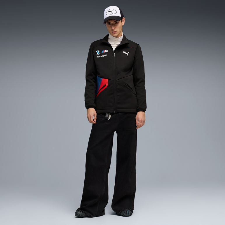 BMW Motorsport Team 2026 Softshell Jacket Mens - Black