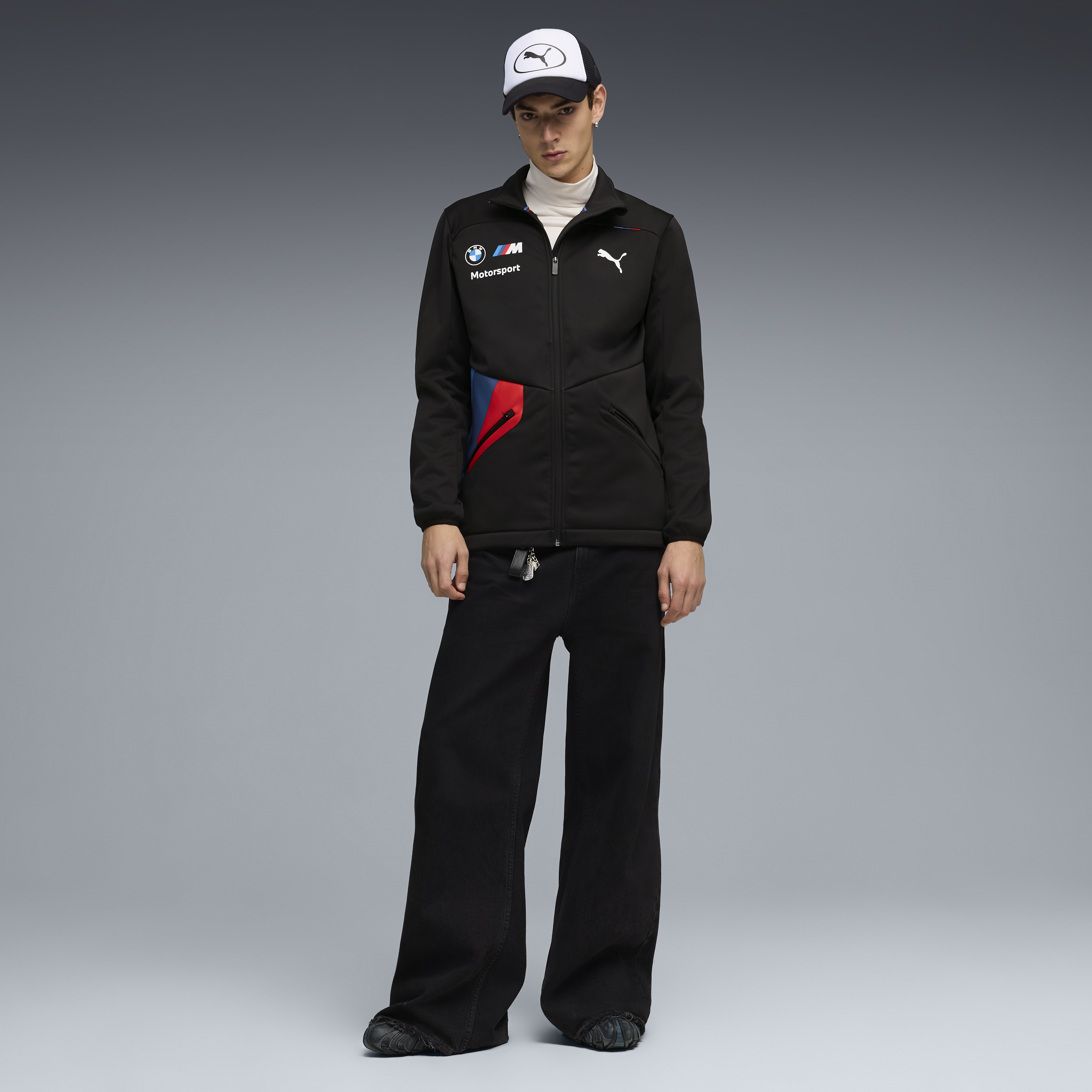 BMW Motorsport Team 2026 Softshell Jacket Mens - Black