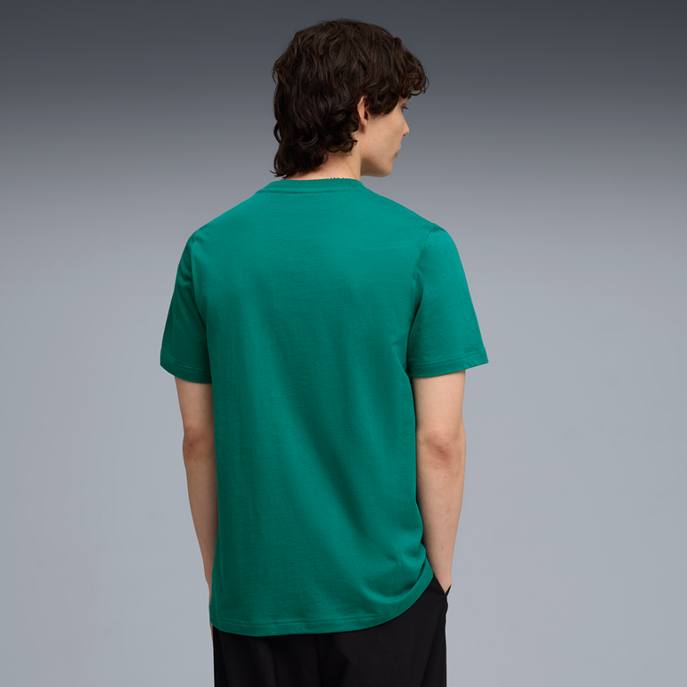 Aston Martin F1 Large Logo Tee Mens - Green Lux