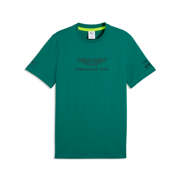 Aston Martin F1 Large Logo Tee Mens - Green Lux