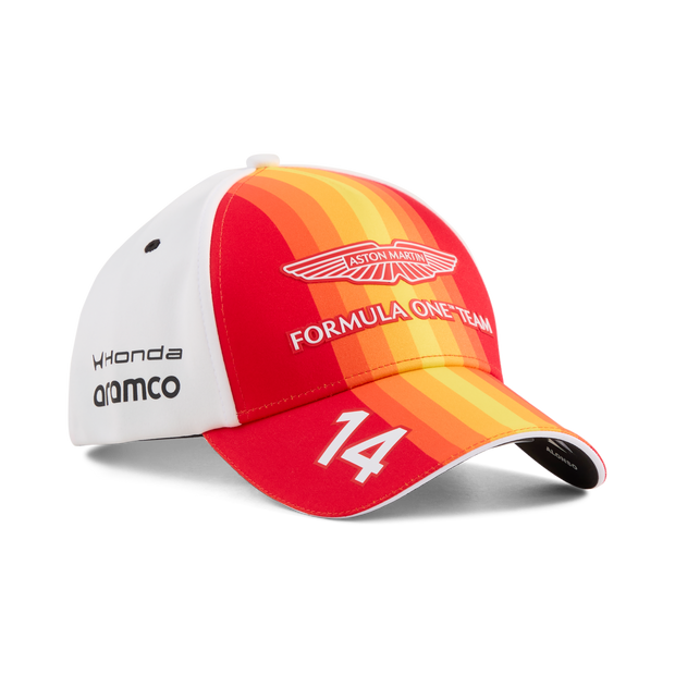 Aston Martin F1 Team 2026 Barcelona Special Edition Alonso Baseball Cap Unisex - White
