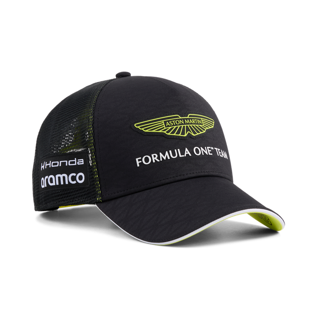 Aston Martin F1 Team 2026 Stroll Trucker Cap Unisex - Black