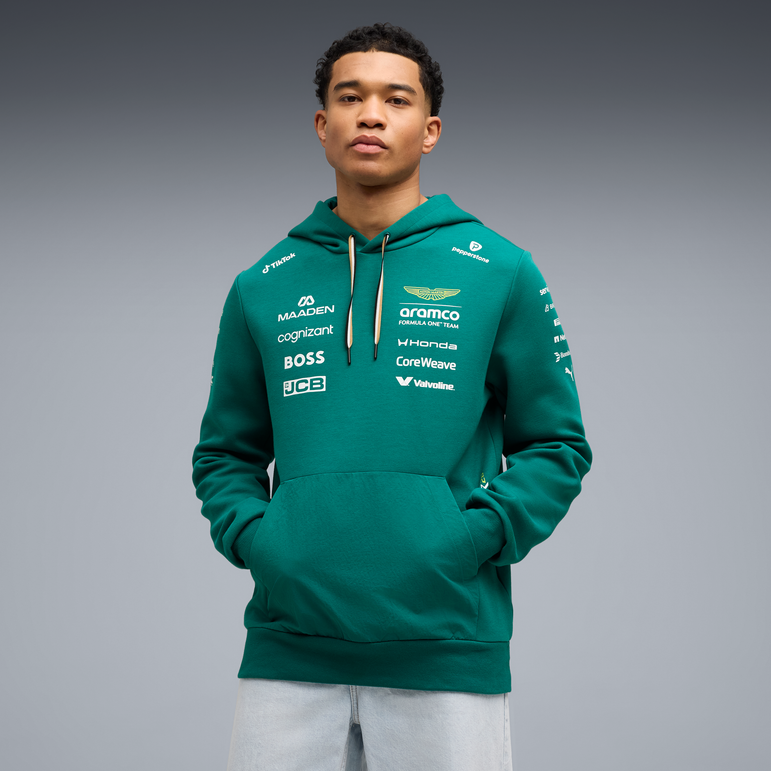 Aston Martin F1 Team 2026 Hoodie Mens - Green Lux