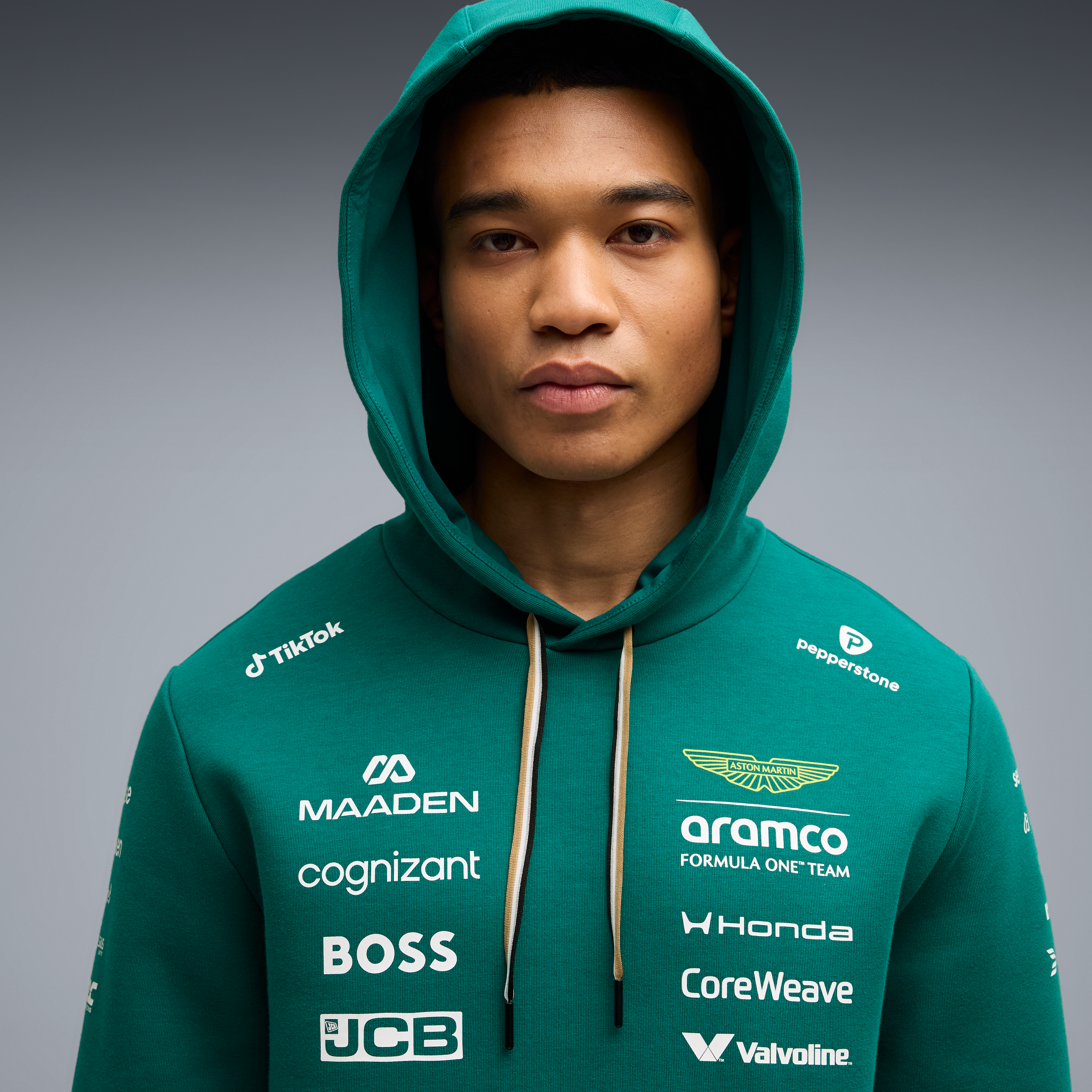 Aston Martin F1 Team 2026 Hoodie Mens - Green Lux
