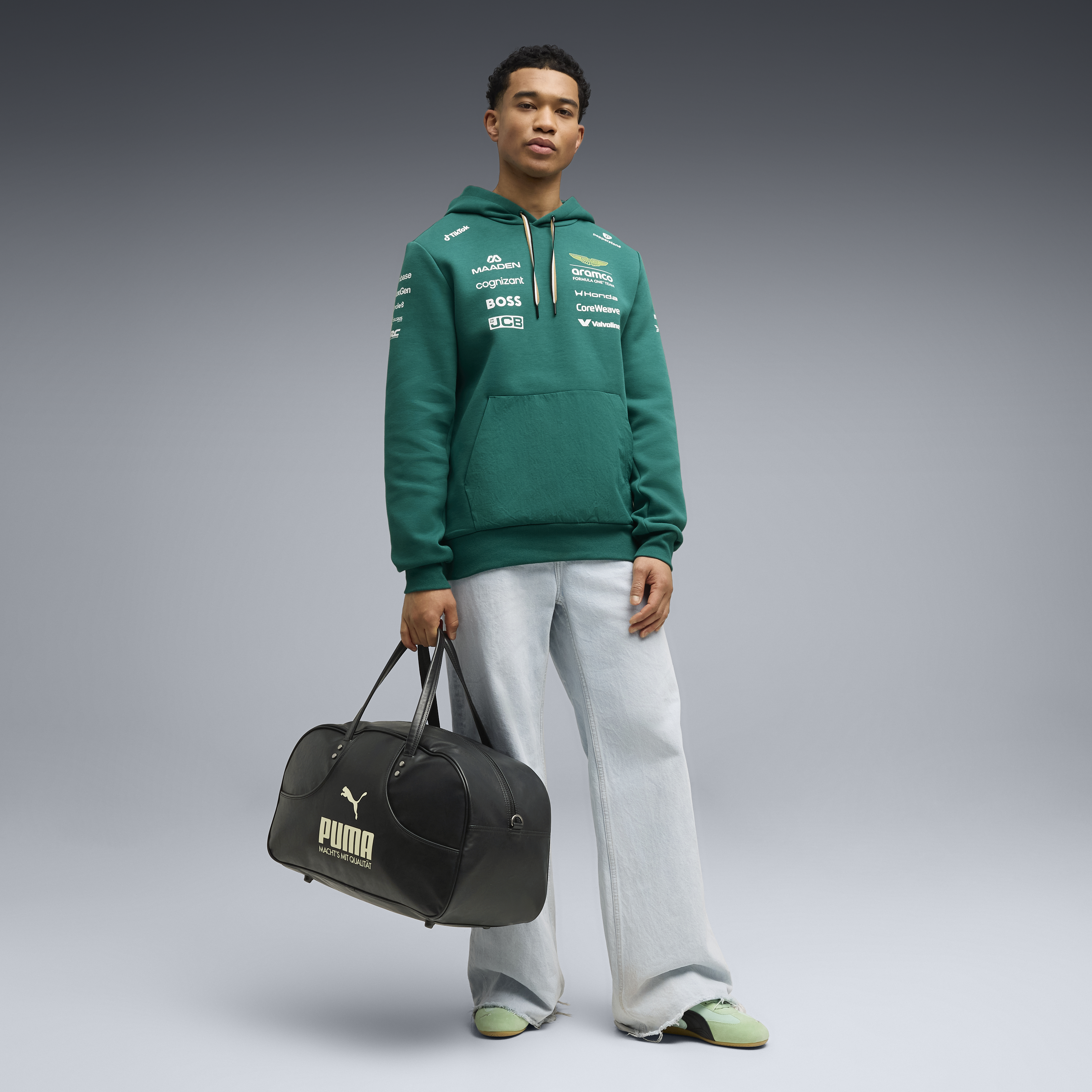 Aston Martin F1 Team 2026 Hoodie Mens - Green Lux