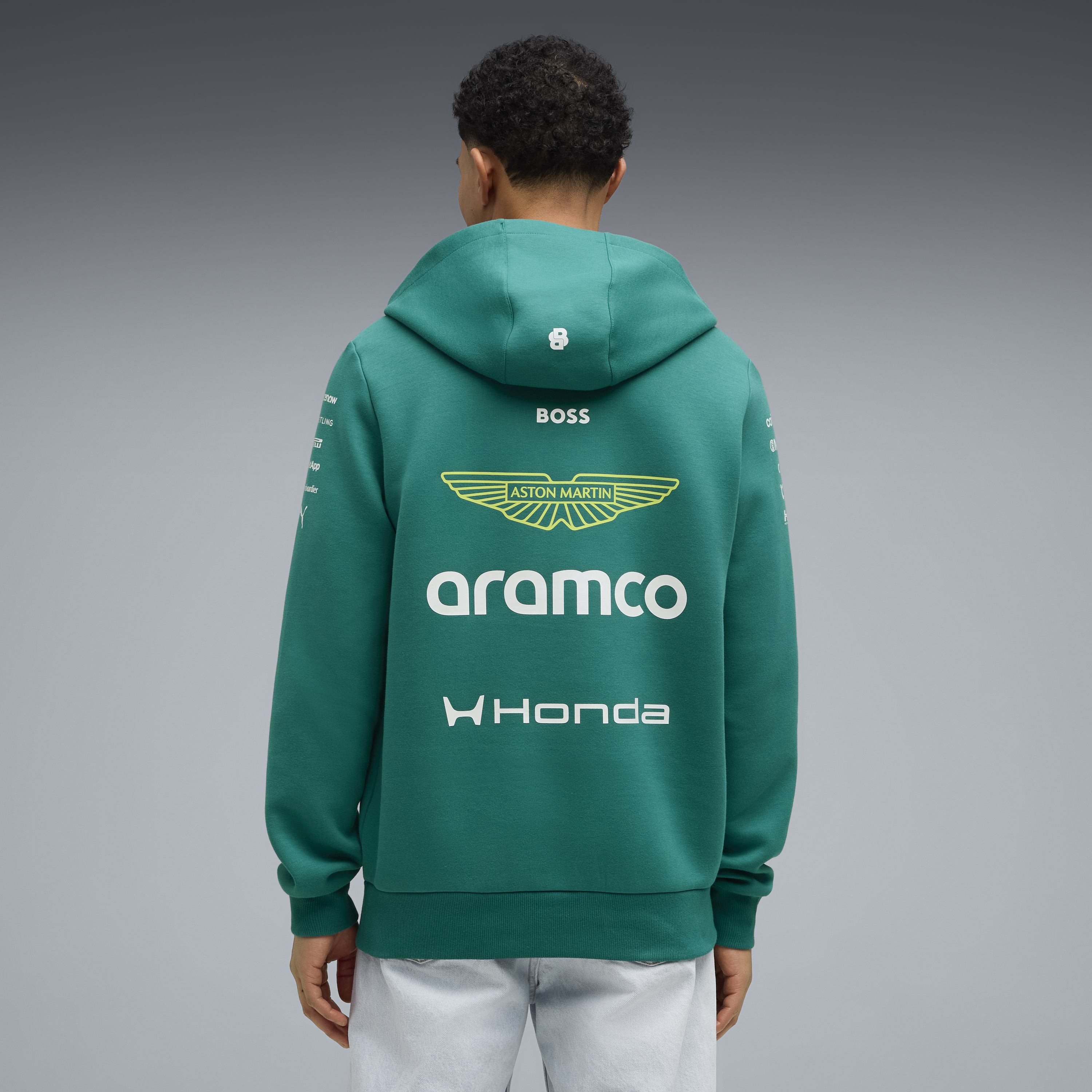 Aston Martin F1 Team 2026 Hoodie Mens - Green Lux