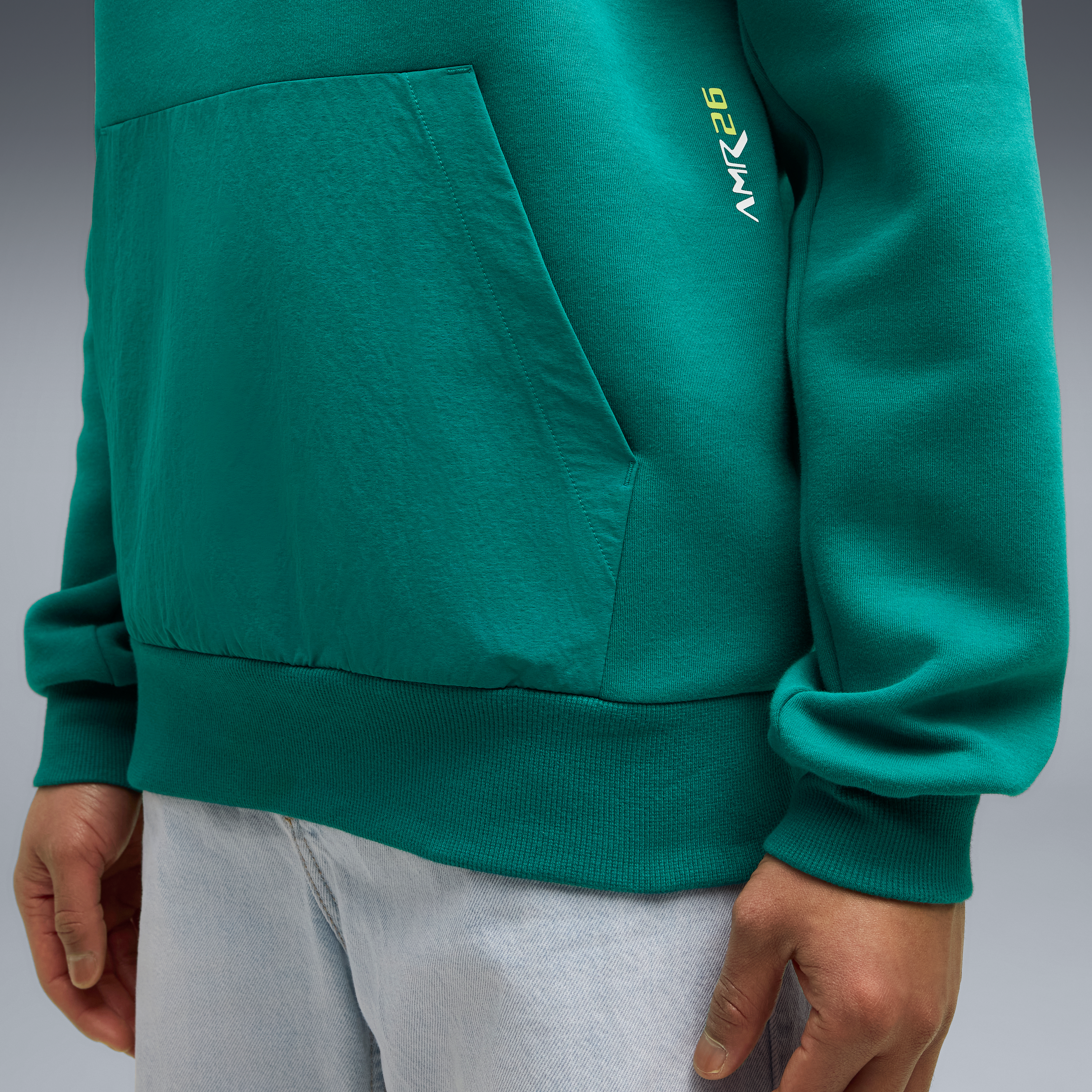 Aston Martin F1 Team 2026 Hoodie Mens - Green Lux
