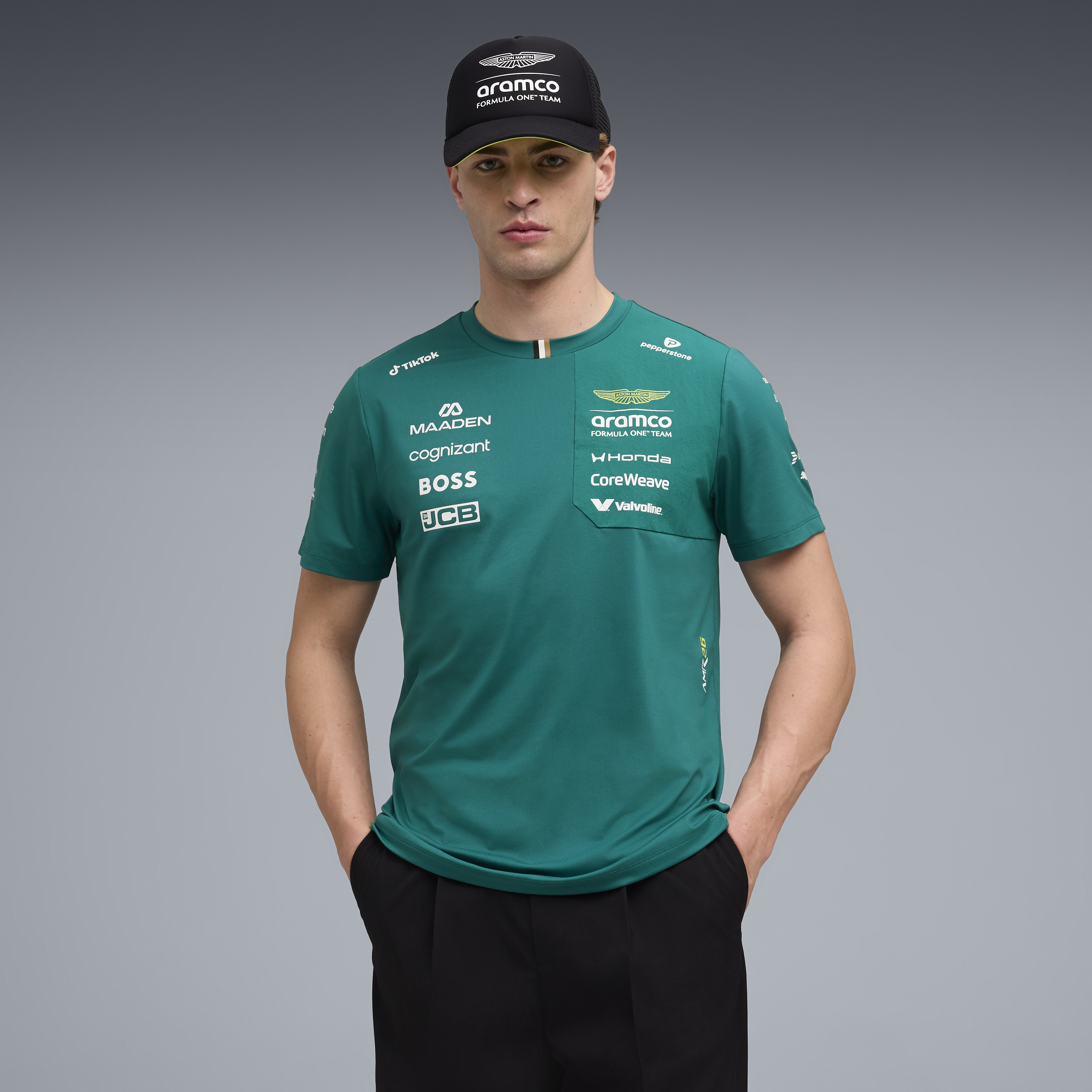 Aston Martin F1 Team 2026 Tee Mens - Green Lux