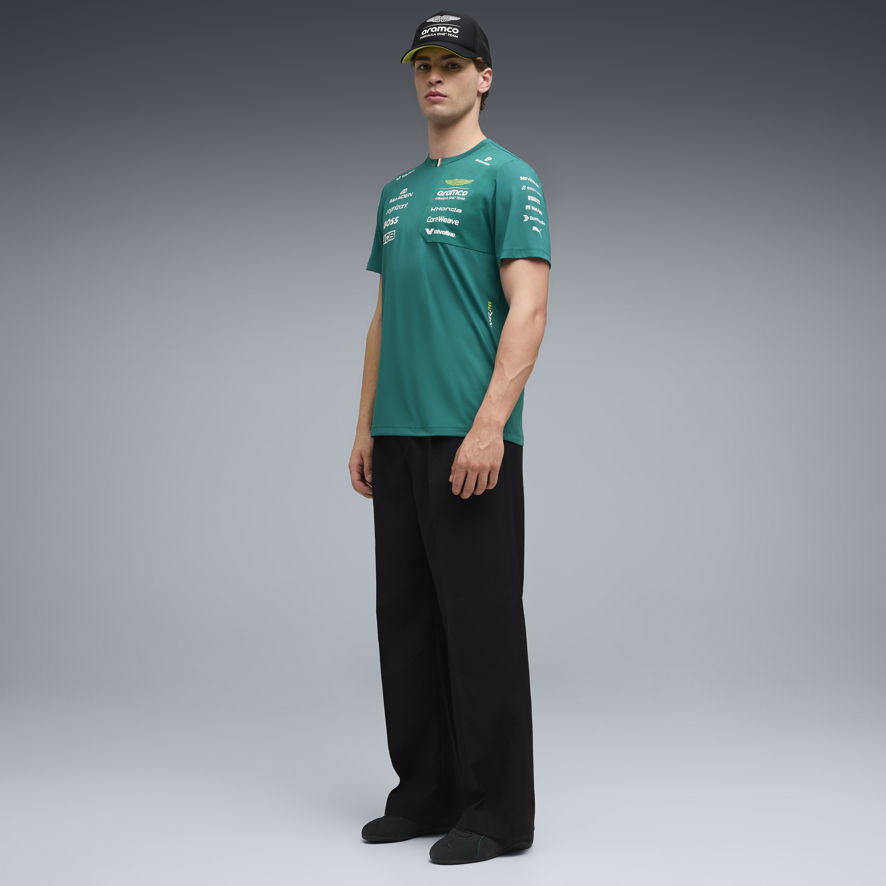 Aston Martin F1 Team 2026 Tee Mens - Green Lux