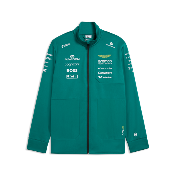 Aston Martin F1 Team 2026 Softshell Jacket Mens - Green Lux