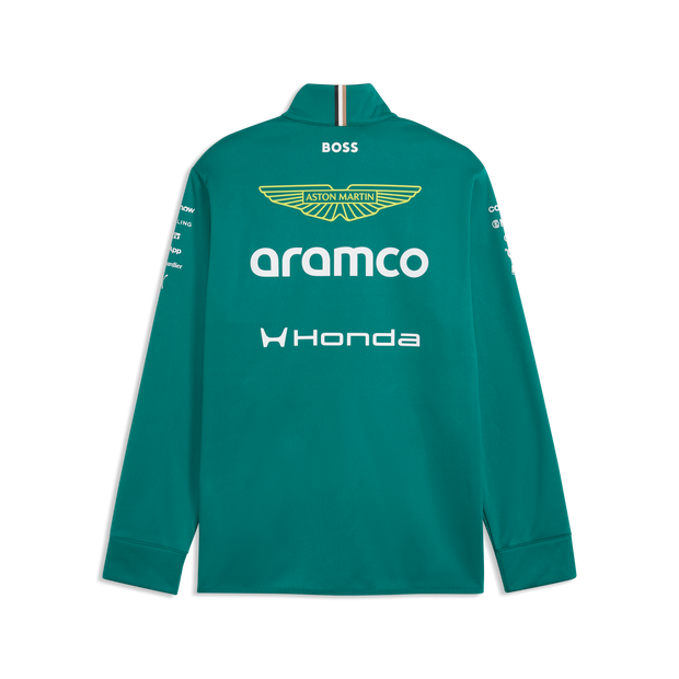 Aston Martin F1 Team 2026 Softshell Jacket Mens - Green Lux