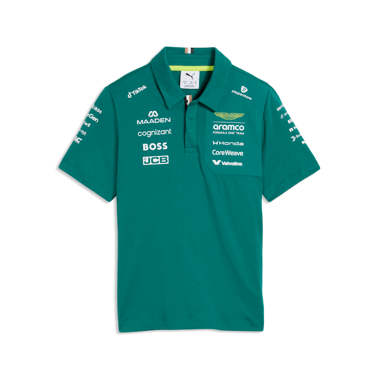 Aston Martin F1 Team 2026 Polo Kids - Green Lux