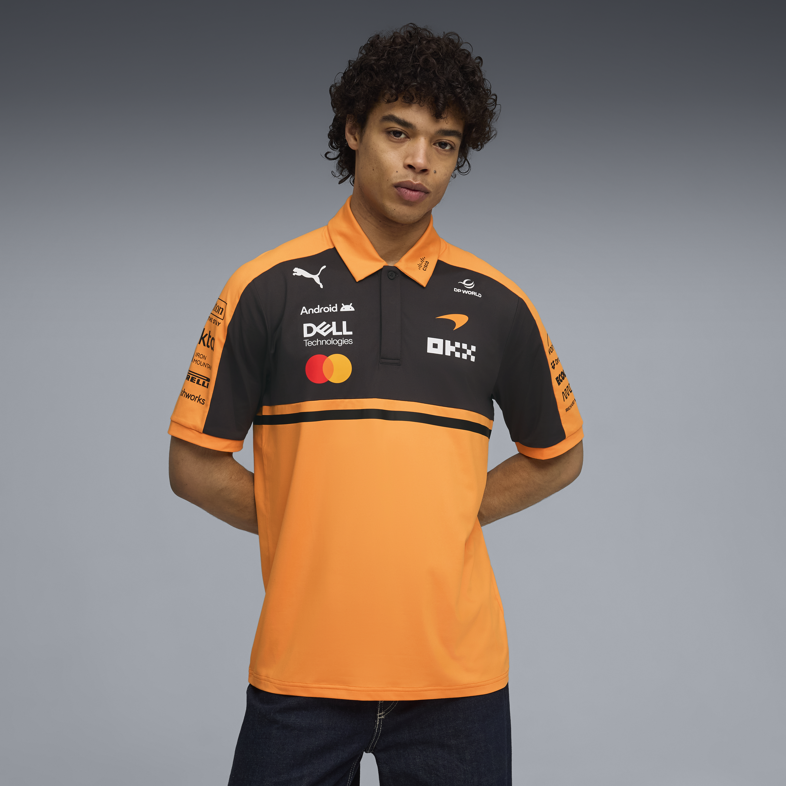 McLaren Racing F1 Team 2026 Polo Mens - Papaya