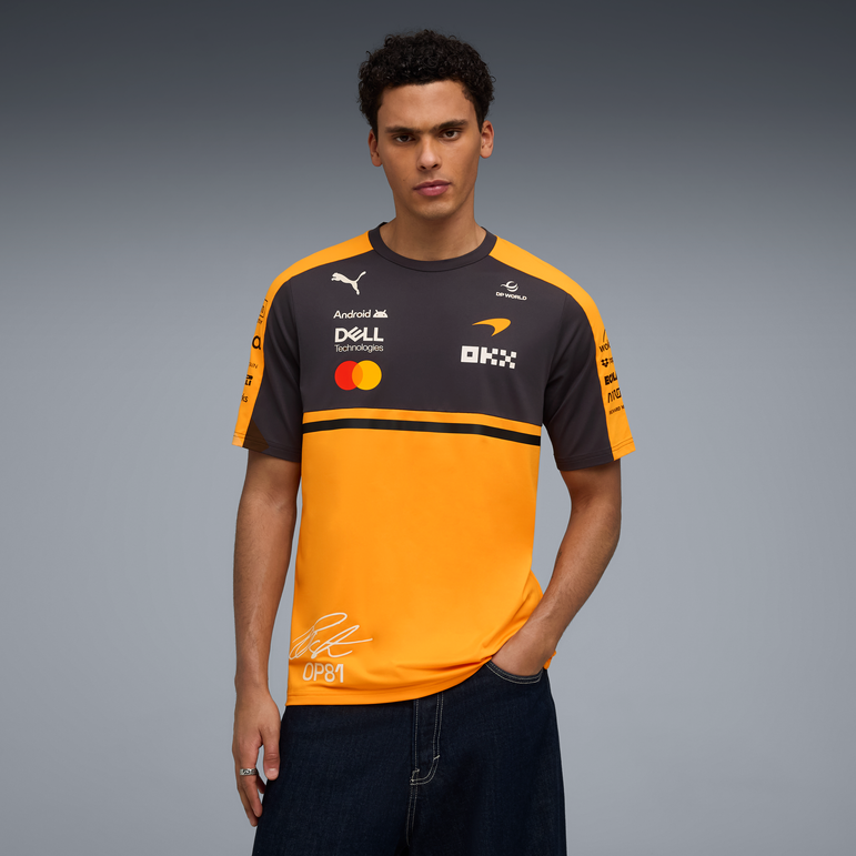 McLaren Racing F1 Team 2026 Oscar Piastri Tee Mens - Papaya