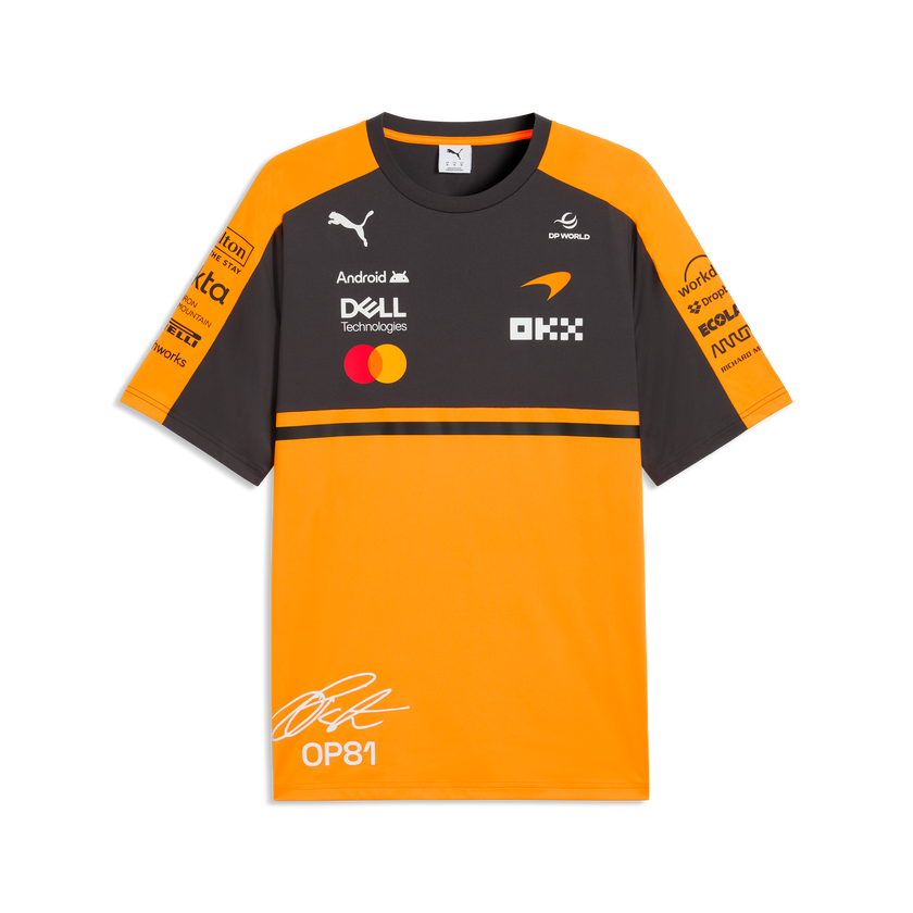 McLaren Racing F1 Team 2026 Oscar Piastri Tee Mens - Papaya