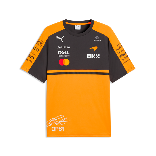 McLaren Racing F1 Team 2026 Oscar Piastri Tee Mens - Papaya