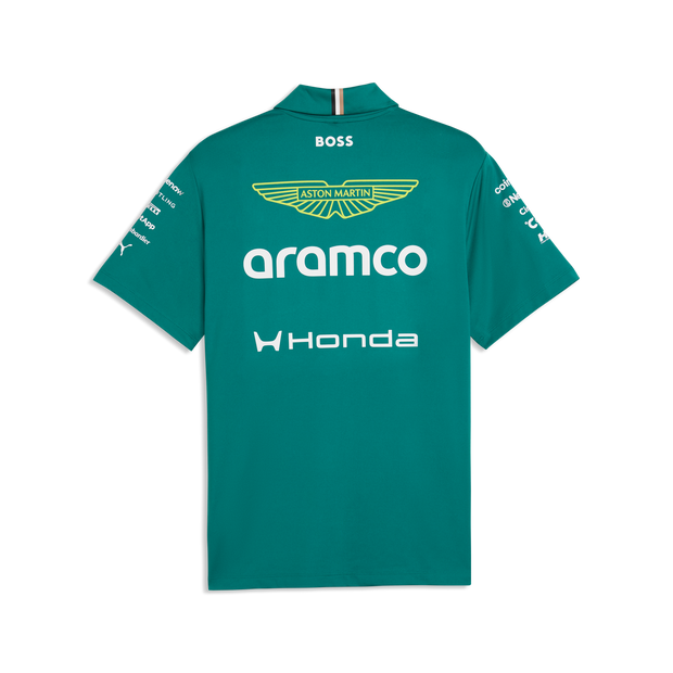 Aston Martin F1 Team 2026 Polo Mens - Green Lux