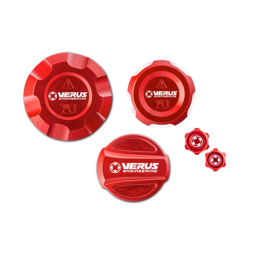 Verus Engineering Engine Bay Fluid Cap Kit BMW B58 Engine Anodized