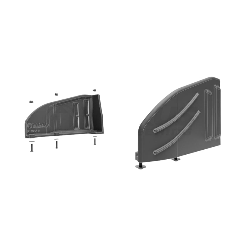Verus Front Splitter Endplates BMW M3 E92
