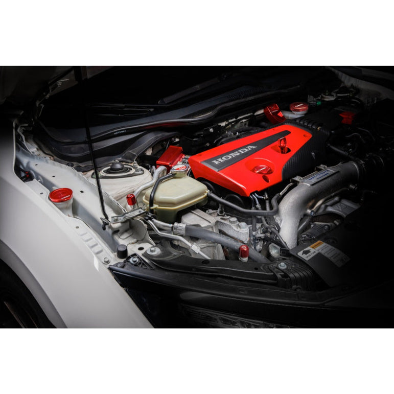 Verus Anodized Engine Bay Cap Kit Honda Civic Type R FK8