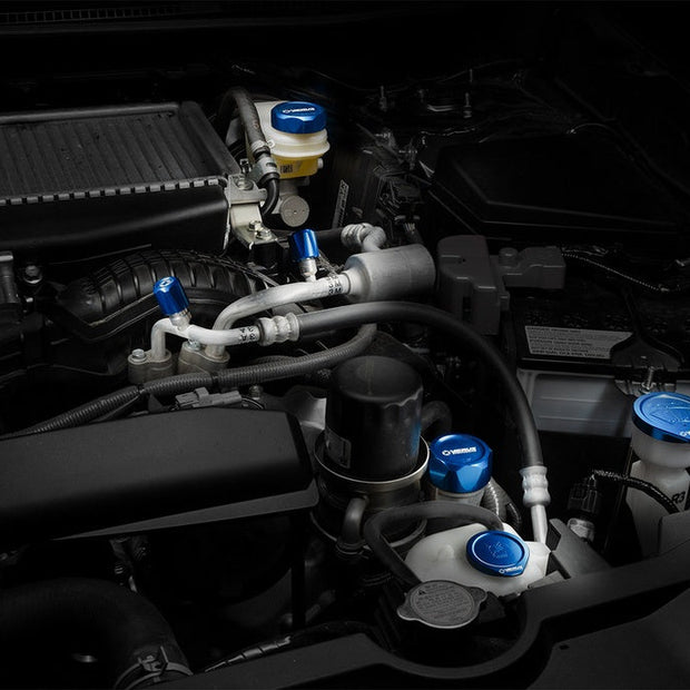 Verus Anodized Engine Bay Cap Kit Honda Civic Type R FL5