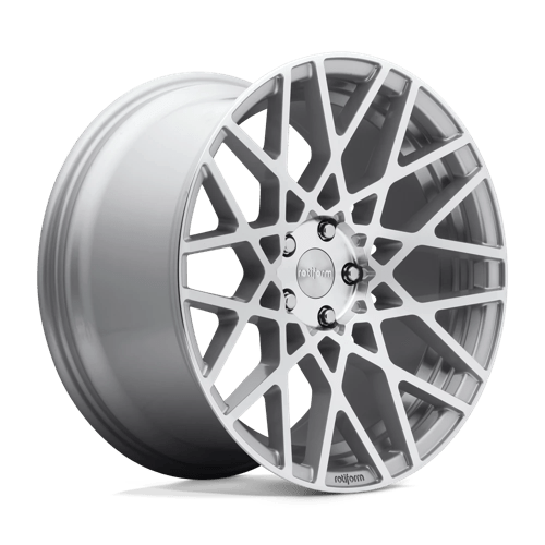 Rotiform R110 BLQ Alloy Wheel 18x8.5 ET35 5x112 Gloss Silver Machined 66.56mm CB