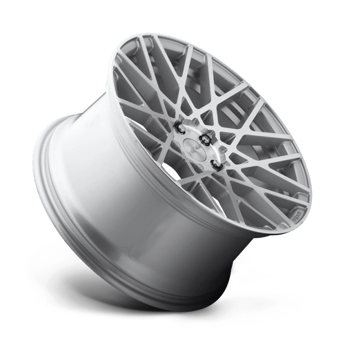 Rotiform R110 BLQ Alloy Wheel 18x8.5 ET45 5x112 Gloss Silver Machined 66.56mm CB