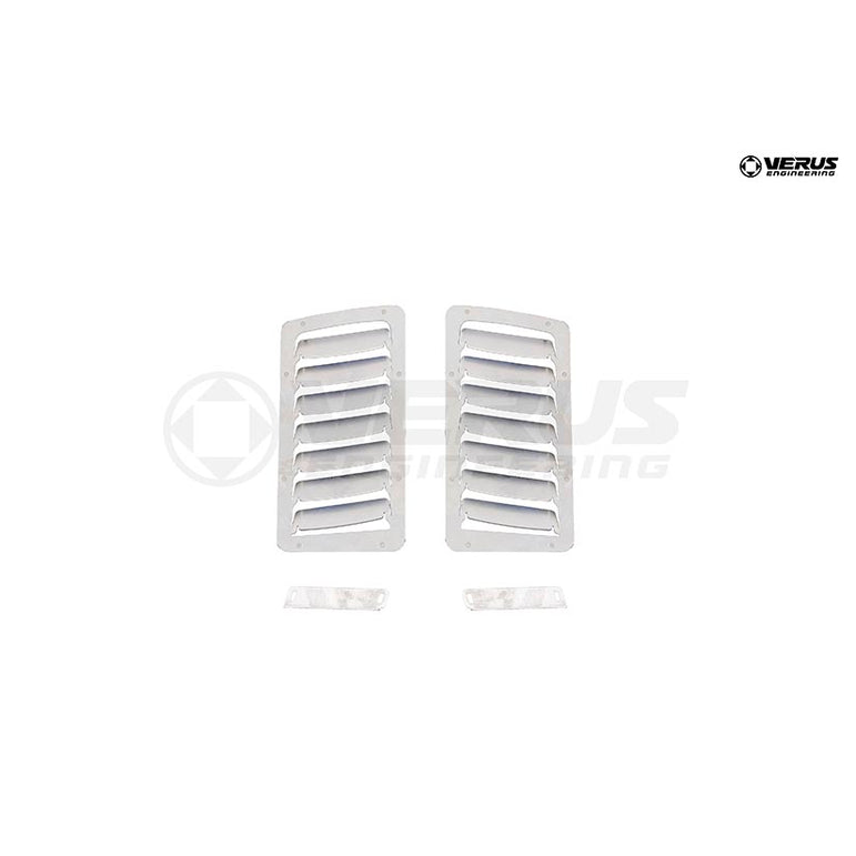 Verus Engineering FT86 Large Louvers Bare Aluminium
