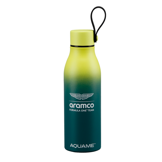 Aston Martin Aramco Formula One Team Aquame Thermo Water Bottle Adults - Green