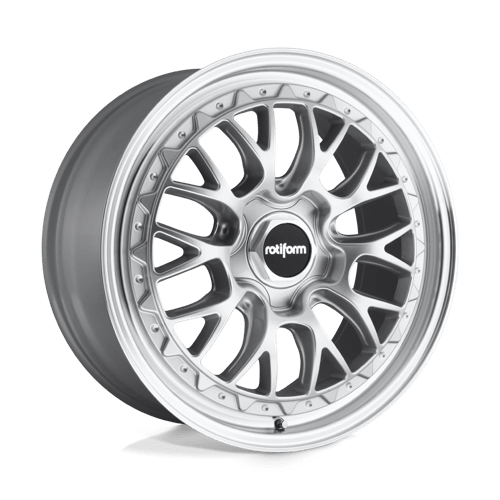 Rotiform R155 LSR Alloy Wheel 18x8.5 ET35 5x112 Gloss Silver Machined 66.56mm CB