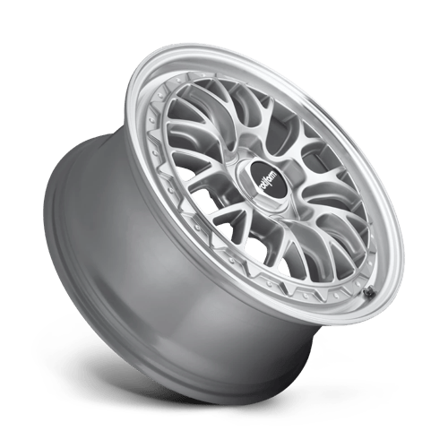 Rotiform R155 LSR Alloy Wheel 18x9.5 ET25 5x100 Gloss Silver Machined 57.1mm CB