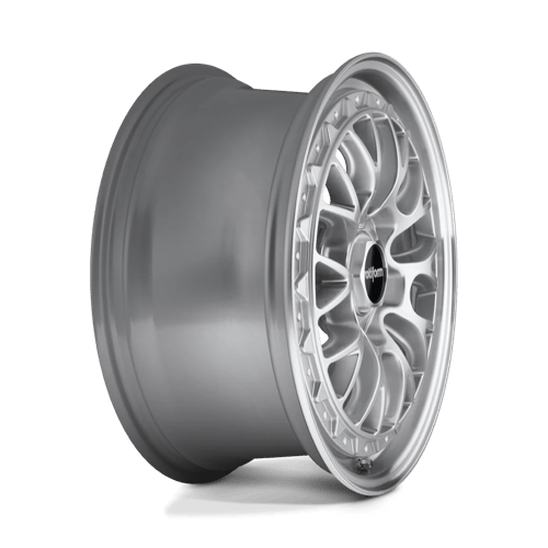 Rotiform R155 LSR Alloy Wheel 18x8.5 ET35 5x112 Gloss Silver Machined 66.56mm CB