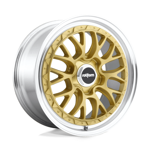 Rotiform R156 LSR Alloy Wheel 19x8.5 ET35 5x112 Matt Gold Machined 66.56mm CB