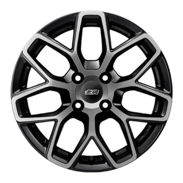 Mugen MDY Alloy Wheel 15x5.0J ET45 4x100 Honda N-Box Custom JF5-6 23+ Diamond Cut