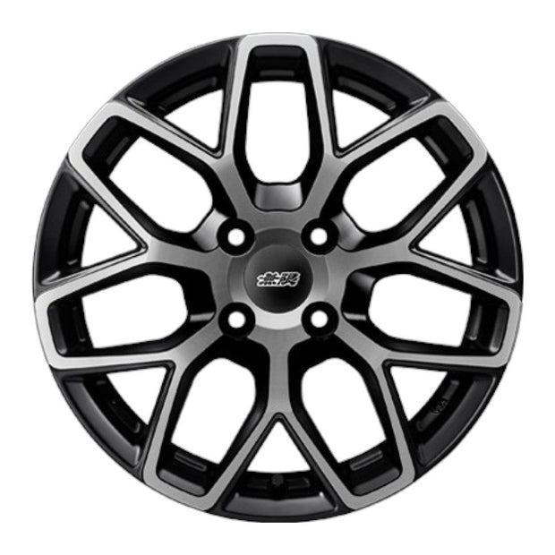 Mugen MDY Alloy Wheel 15x5.0J ET45 4x100 Honda N-Box Custom JF5-6 23+ Diamond Cut