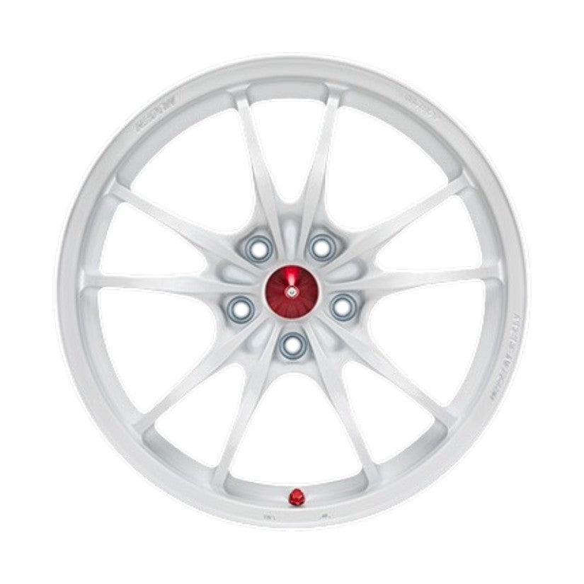 Mugen MF10 Forged Alloy Wheel 17x8.5 ET40 5x114.3 Racing White