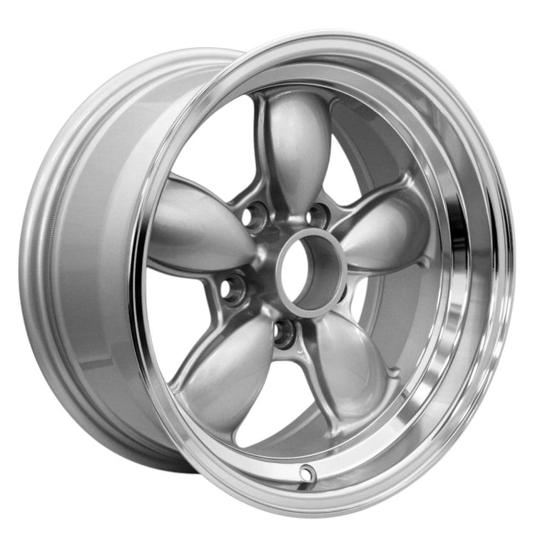 Team Dynamics Pro Classic Ford Mustang Alloy Wheel 15x7 ET-5 5x114.3 Silver/Polsihed 73.1mm CB