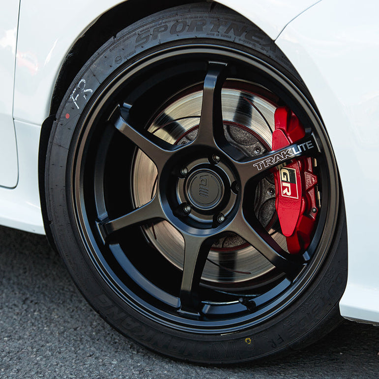 Motegi MR145 TRAKLITE 3.0 18x8.5 ET35 5x114 Satin Black Alloy Wheel Nankang AR1 Semi Slick 235/40/18 Tyres (Set of 4) Toyota GR Yaris (Track Wheel Bundle)