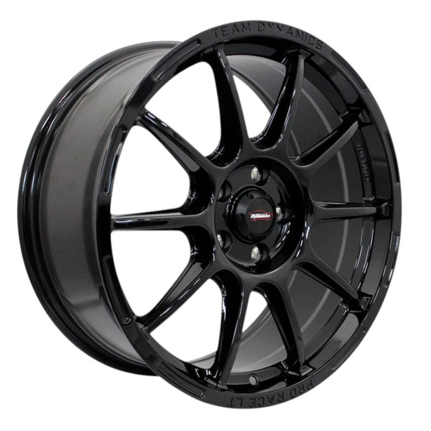 Team Dynamics Pro Race LT Alloy Wheel 17x8 ET35 5x114 Gloss Black 64.4mm CB
