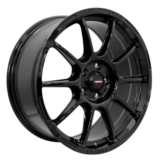 Team Dynamics Pro Race LT Alloy Wheel 18x9 ET40 5x120 Gloss Black 72.6mm CB