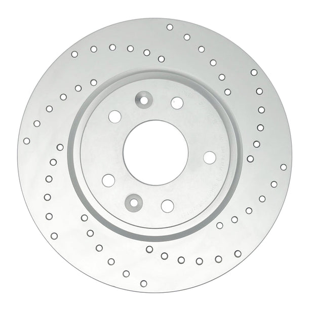 Probite Predator+ Vented Front Brake Discs with Drilled Holes Honda Civic FK2 FK8 Type R 350mm