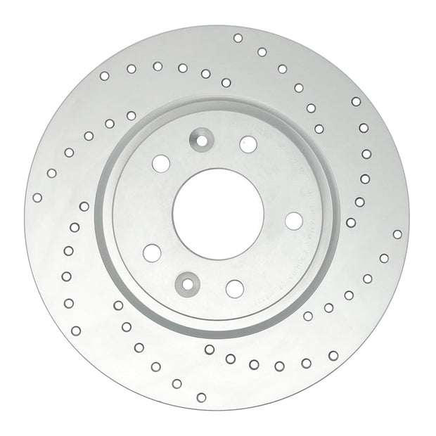 Probite Predator+ Vented Front Brake Discs with Drilled Holes Honda Civic FK2 FK8 Type R 350mm