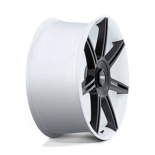 Rotiform FRA Alloy Wheel 22x12 ET60 5x130 Gloss White With Matt Black Spokes 71.5mm CB