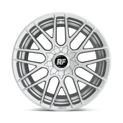 Rotiform R140 RSE Alloy Wheel 19x8.5 ET35 5x120 Gloss Silver 72mm CB