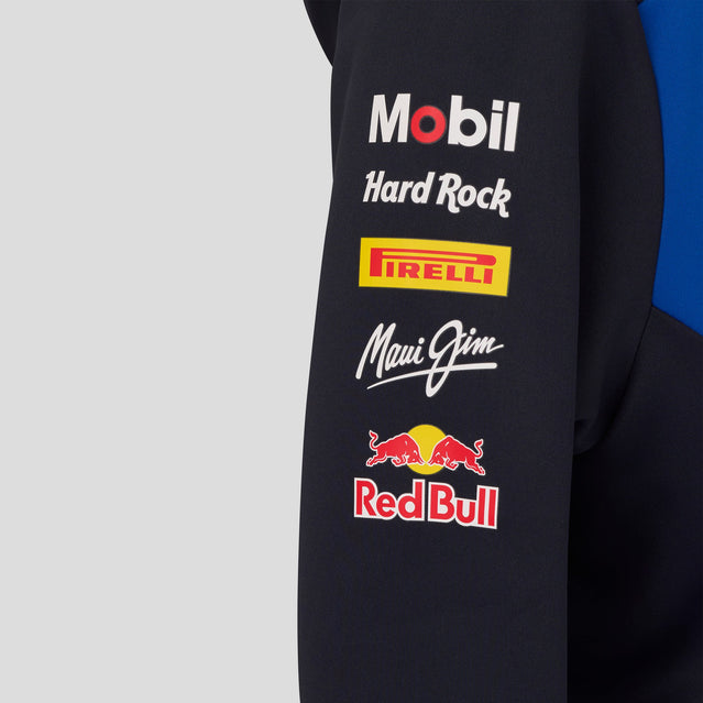 Red Bull Racing F1 Team 2026 Overhead Hoodie Kids - Night Sky / Surf The Web
